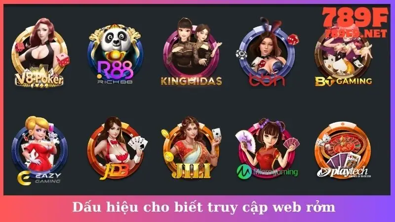 Dấu hiệu cho biết truy cập web rởm